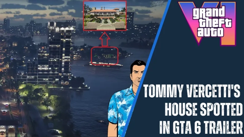 Ngôi nhà của Tommy Vercetti xuất hiện trong trailer GTA 6: Sự tri ân của Rockstar dành cho Ray Liotta
