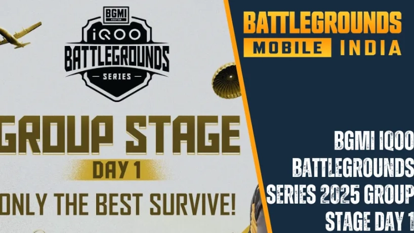 Bảng xếp hạng và điểm nhấn trận đấu Ngày 1 Vòng bảng BGMI iQOO Battlegrounds Series 2025