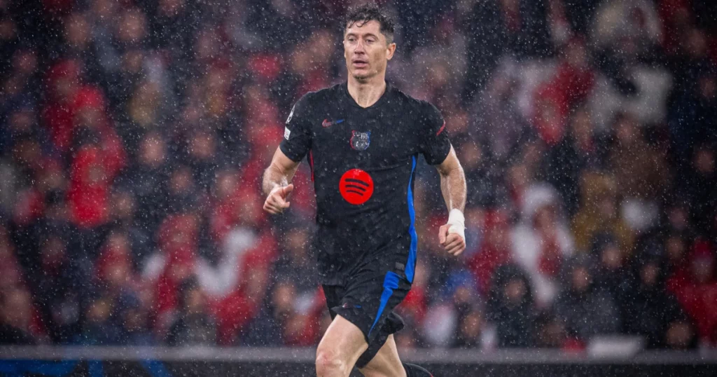 Robert Lewandowski (Image Credit: FC Barcelona's Official X Account)